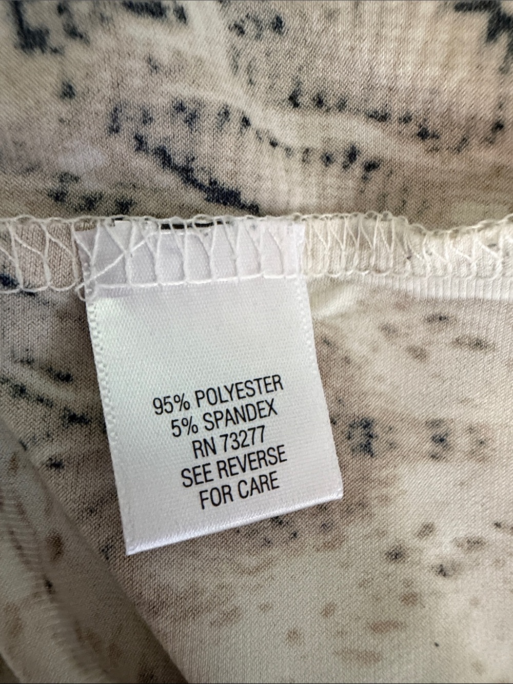 Dana Buchman Beige and Brown Snake-Print Sleeveless Camisole - Picture 4 of 6